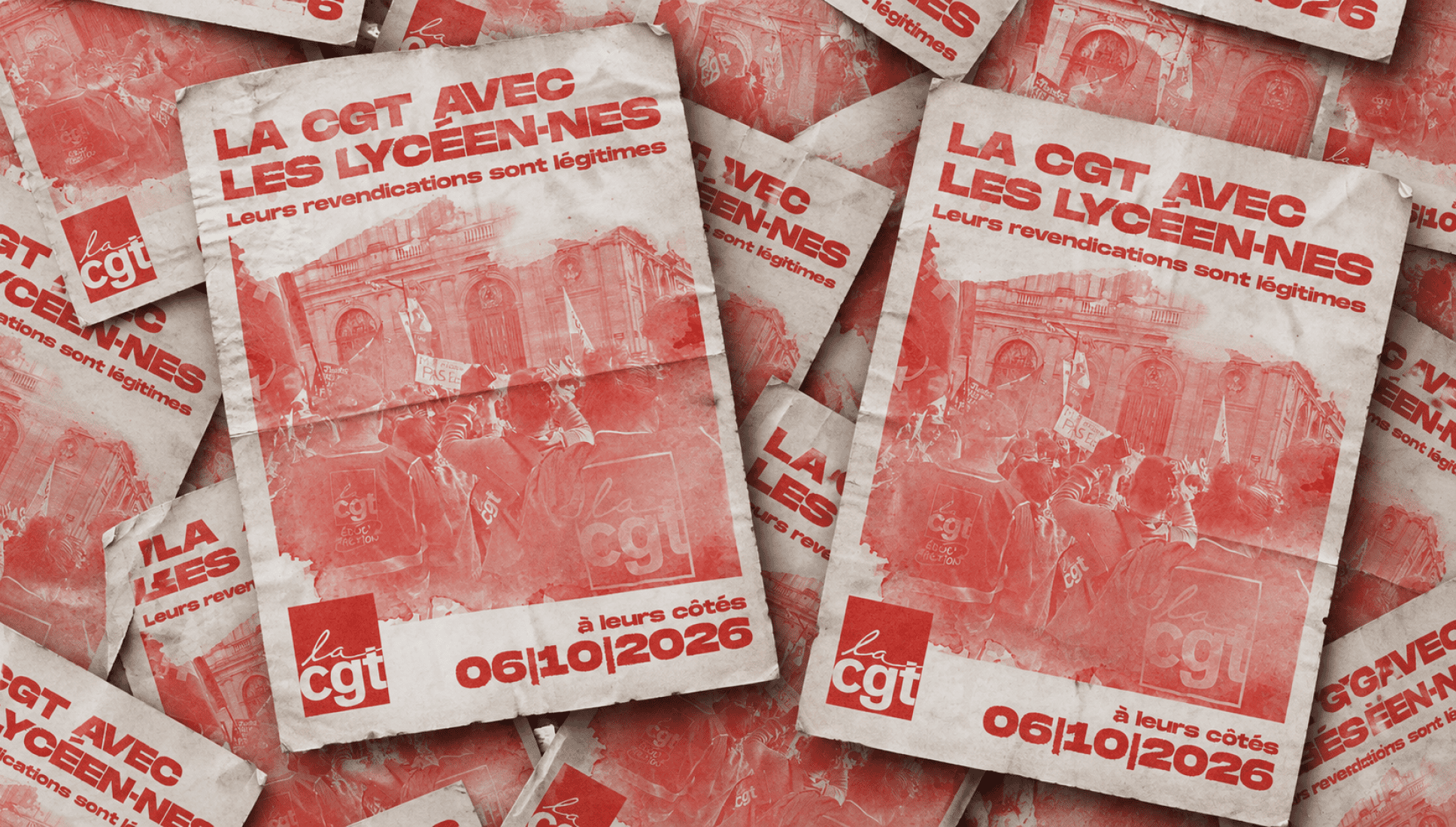 La CGT avec les lycéen.nes
